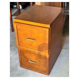 Wooden 2 Drawer Filing Cabinet