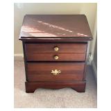 Carolina Wooden Three-Drawer Nightstand