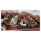 Assorted Hand Tools and Workshop Supplies Lot