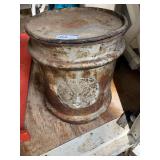Metal Industrial Drum with Reynolds Louisville Markings