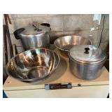Presto 21-Quart Pressure Cooker Canner and Assorted Cookware Lot