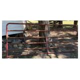 Red Metal Farm Gate
