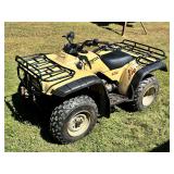 Honda FourTrax 300 4x4 Utility ATV with Front Racks and Winch Controls