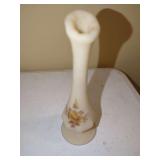 Hand-Painted Floral Vase by D.C. Hise