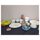 Mixed Collection of Decorative Ceramics, Glassware, and Kitchenware