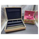 Two-Piece Jewelry Box Set with Ballerina Music Box
