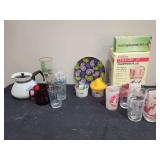 Assorted Kitchenware and Collectible Glassware Group