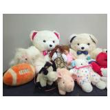 Assorted Plush Toys and Dolls Collection