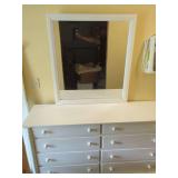 Painted Dresser with Mirror