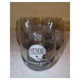 Set of Five NFL Cincinnati Bengals Stemless Wine Glasses
