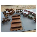 Miniature Wooden Furniture and Game
