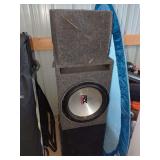 MEC Audio Subwoofer in Enclosure with Kicker Subwoofer