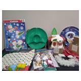 Assorted Christmas Decor and Servingware Collection