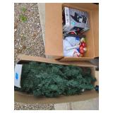 Christmas Holiday Decoration Assortment with Winter Wonder Lane 6-Foot Pre-Lit Tree