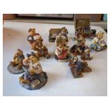 Boyds Bears & Friends Bearstone Figurines