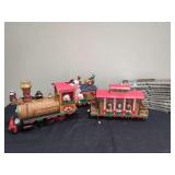 Holiday Express Musical Christmas Train Set with Track and Animated Figures