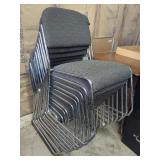 Stack of  Chrome Frame Chairs