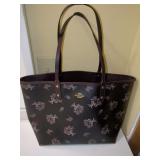 Coach Floral Bouquet Print Tote Handbag