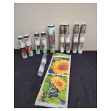 Assorted York Prepasted Decorative Wall Borders and Main Street Wall Creations Jumbo Stickers