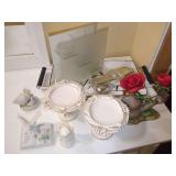Ceramic Figurine Assortment with Decorative Elements