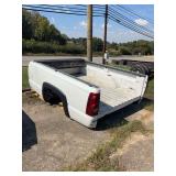 2003 Chevy White Pickup Truck Bed Assembly