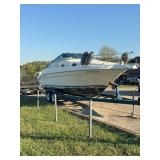 1995 Sea Ray 250 Sundancer Boat with Dual Axle Trailer (Has Title)