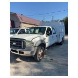 2005 Ford F-450 4x4 Super Duty Utility Truck (Has Title)