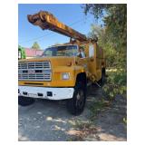 1985 Ford Bucket Truck with Boom and Utility Body (Has Title)