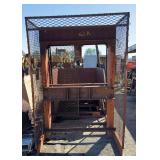 Industrial Hydraulic Shop Press with Safety Cage