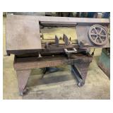 Metal Cutting Horizontal Bandsaw on Rolling Base