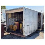 Grease and Lube Truck Box with Grease and Oil Reels