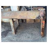 Columbian Cleveland Ohio Vise and Steel Table