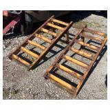 Pair of Heavy-Duty Equipment Trailer Ramps