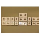 20 Buffalo & Jefferson Nickels,