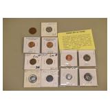 2 Cent Piece, Pennies, Nickels, Dimes, & Quarters!
