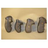 Hogue & Pachmayr Black Rubber Revolver Grips,