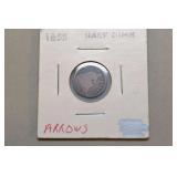 1855 U.S. Half Dime With Arrows,