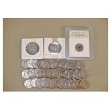 44 Nickels & Authentic Piece Of A Meteorite Space Rock!