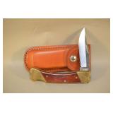 Schrade Uncle Henry Single Blade Lockback Knife With Case,