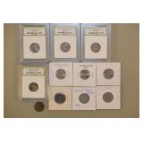 11 Old & New U.S. Nickels,