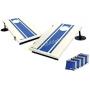 BLUE WHITE BEAN BAG TOSS GAME. ALL WEATHER.