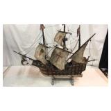 Antique Santa Maria Ship Model Y16C