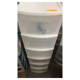 Pair of Sterilite Bins w/ 3 Drawers Y12C