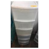 Pair of Sterilite Bins w/ 3 Drawers Y12C