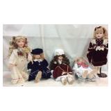 Collection of Five New Dolls K7C