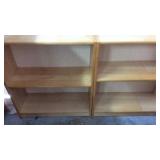 Pair of Short Bookcases K17B