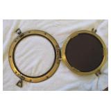 Brass Port Hole Mirror U16D
