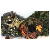 Collection of Holiday Wreaths K8A