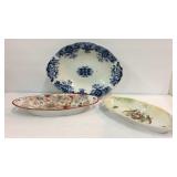 Antique Bowls Including Flow Blue K7E