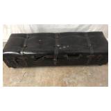 Long Latching Leather Bench Q12A